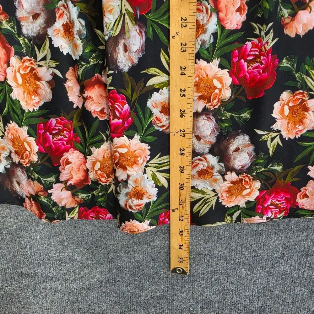 Cami NYC Skirt XS Floral Silk Satin Midi Multi Romantic Fairy Elegant Bohemian
